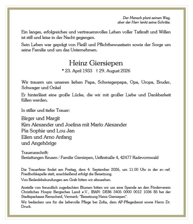 Heinz Giersiepen