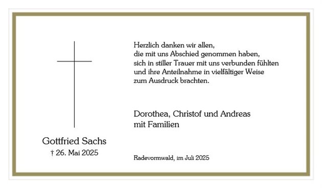 Gottfried Sachs