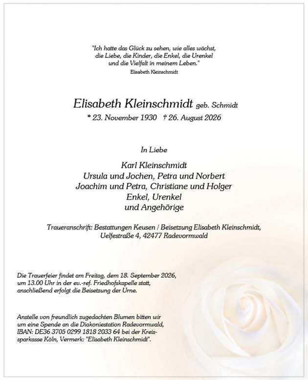 Elisabeth Kleinschmidt