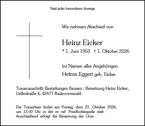 Heinz Eicker