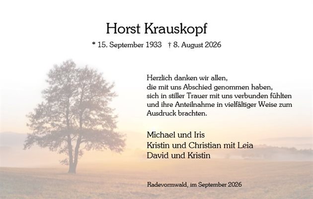 Horst Krauskopf