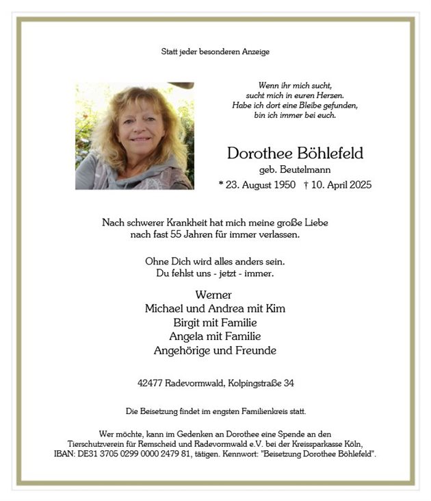 Dorothee Böhlefeld