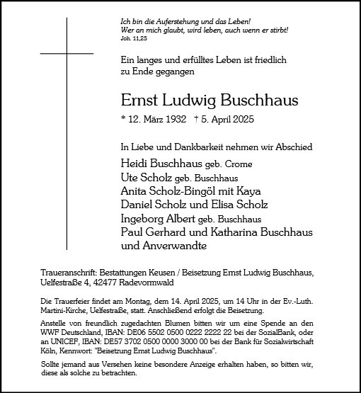 Ernst Ludwig Buschhaus