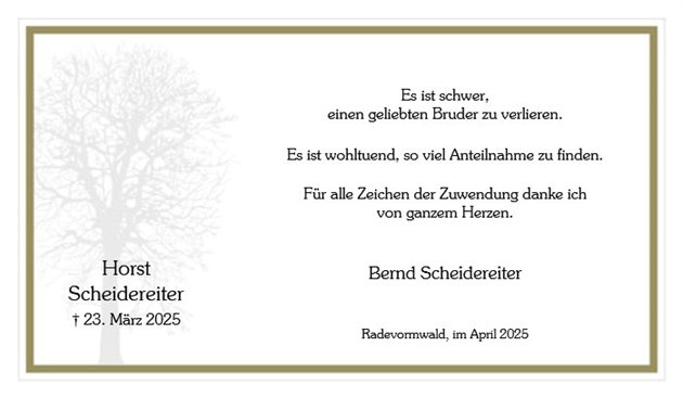 Horst Erich Scheidereiter