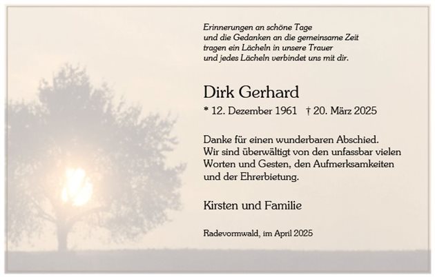 Dirk-Volker Gerhard