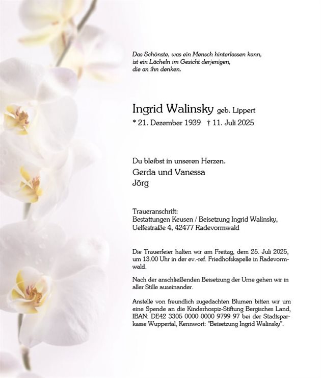 Ingrid Walinsky