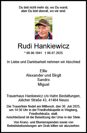 Rudi Hankiewicz
