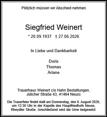 Siegfried Weinert