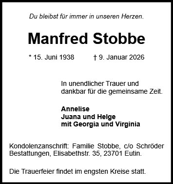 Manfred Stobbe