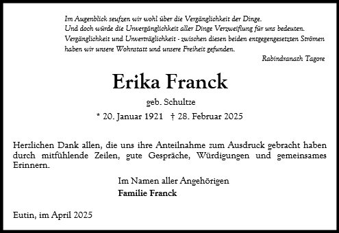Erika Franck