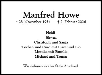 Manfred Howe