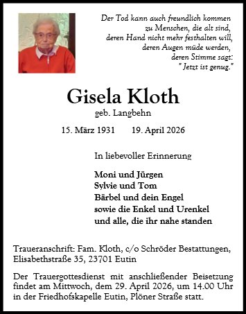 Gisela Kloth