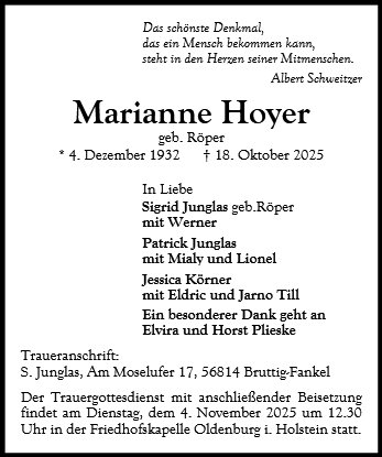 Marianne Hoyer