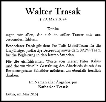 Walter Trasak