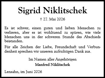 Sigrid Niklitschek