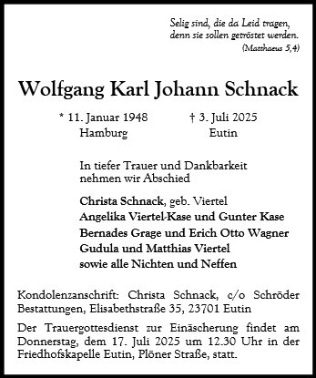 Wolfgang Schnack