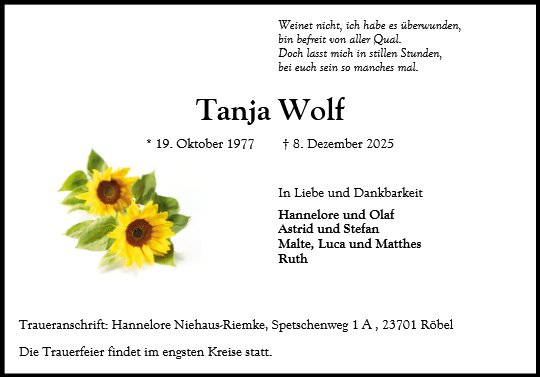 Tanja Wolf