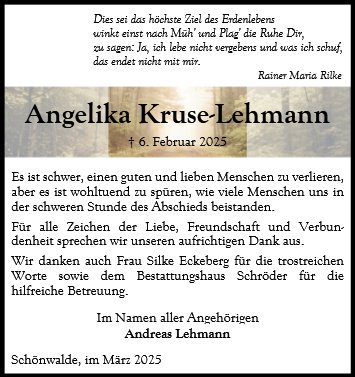 Angelika Kruse-Lehmann
