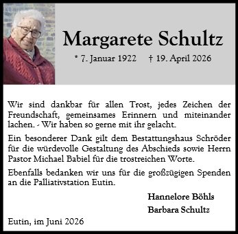 Margarete Schultz