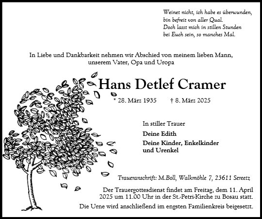 Hans Detlef Cramer
