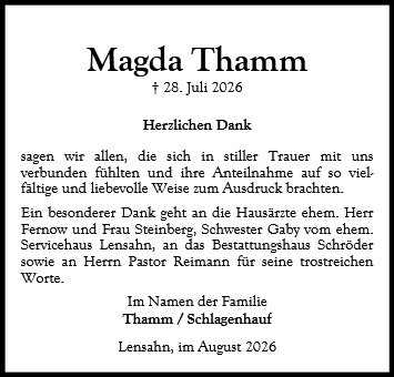 Magda Thamm
