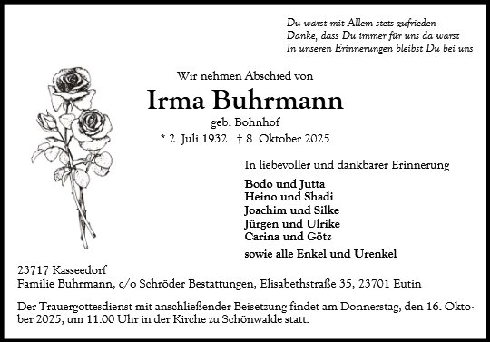 Irma Buhrmann