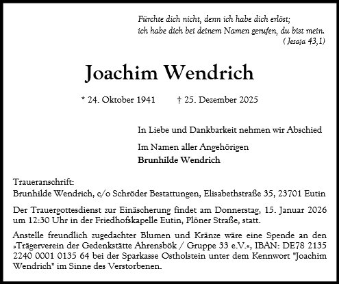 Joachim Wendrich