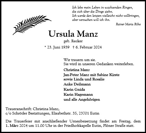 Ursula Manz