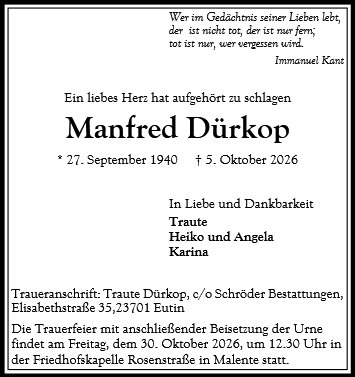 Manfred Dürkop