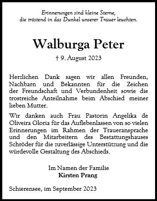 Walburga Peter