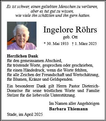 Ingelore Röhrs