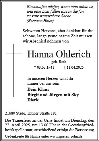 Hanna Ohlerich