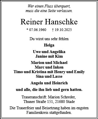Reiner Hanschke
