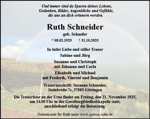 Ruth Schneider