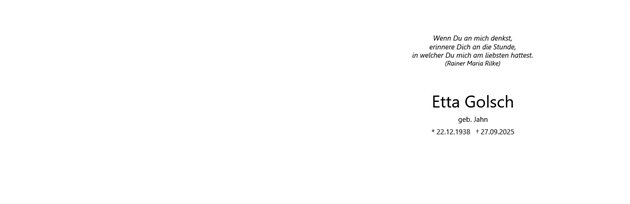 Etta Golsch