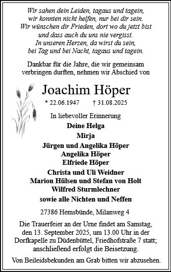 Joachim Höper