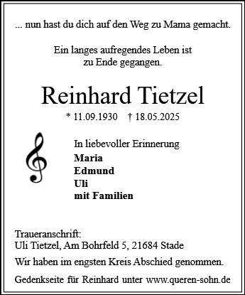 Reinhard Tietzel