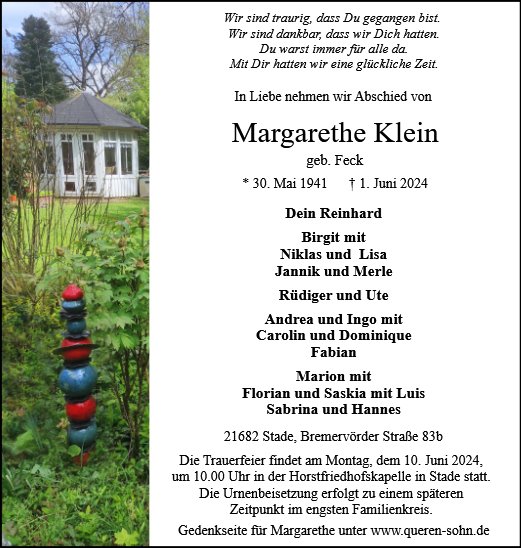 Margarethe Klein