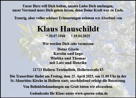 Klaus Hauschildt