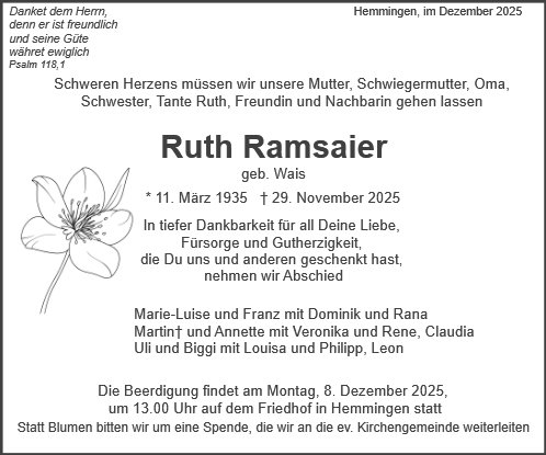 Ruth Ramsaier