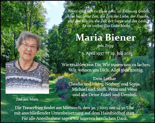 Maria Biener