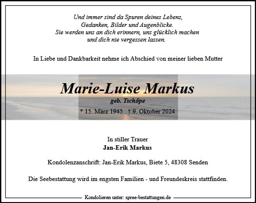 Marie-Luise Markus