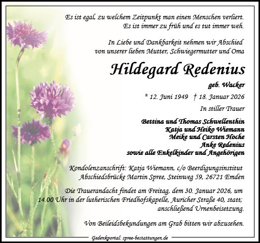 Hildegard Redenius