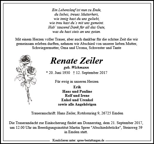 Renate Zeiler