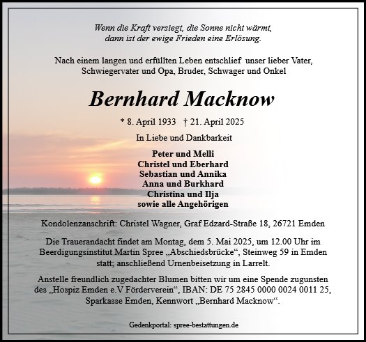 Bernhard Macknow