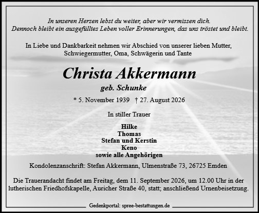 Christa Akkermann