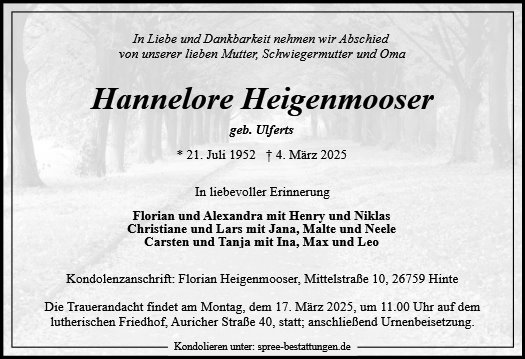 Hannelore Heigenmooser