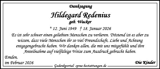 Hildegard Redenius