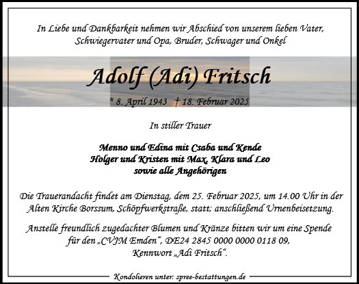 Adolf Fritsch