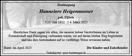 Hannelore Heigenmooser